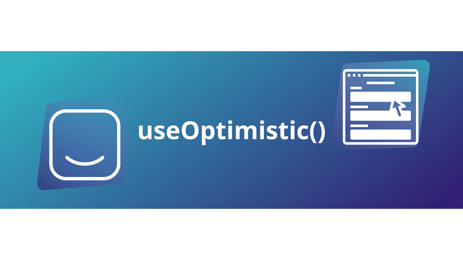 useOptimistic() hook
